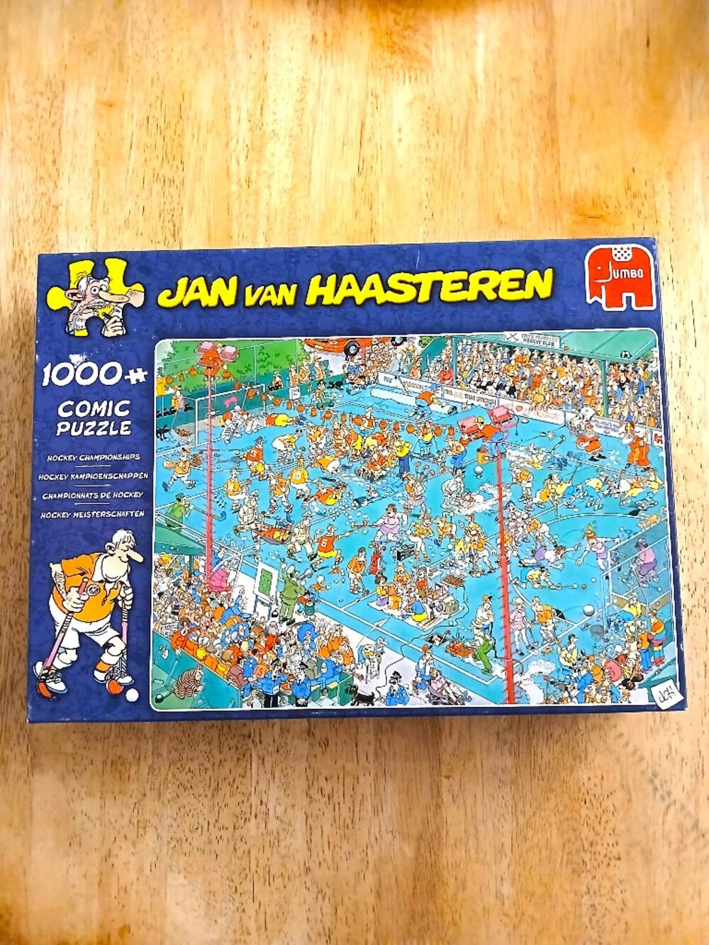 Jumbo Jan Van Haasteren "Hockey Championships" Jigsaw Puzzle, 1000 Pcs
